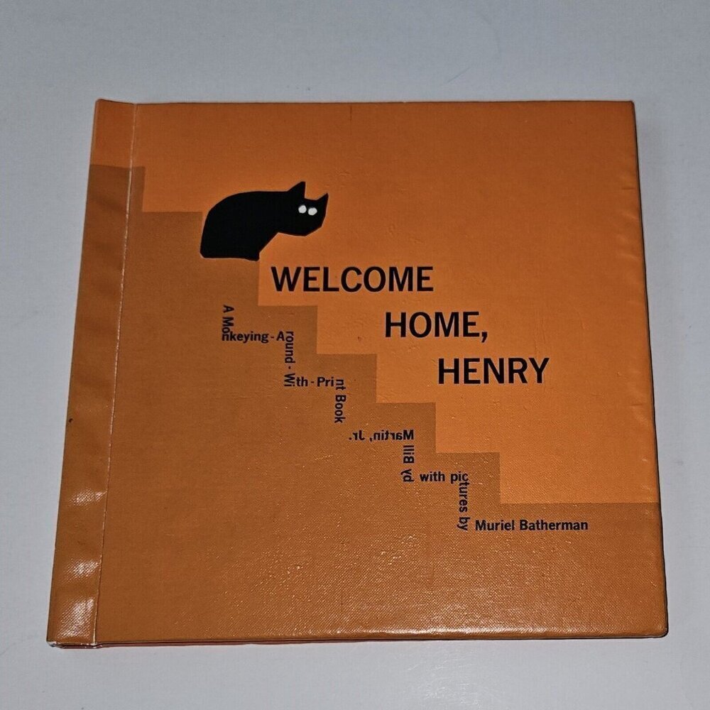 VTG Welcome Home Henry Hardcover Book Muriel Batherman 1970 Orange